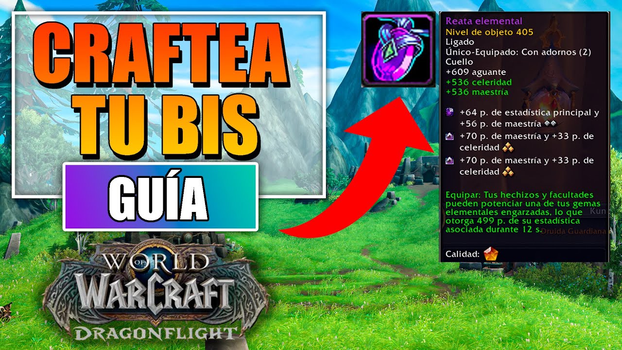 GUÍA DE CRAFTEO | COMO USAR TU CHISPA DE INGENIO | WOW DRAGONFLIGHT