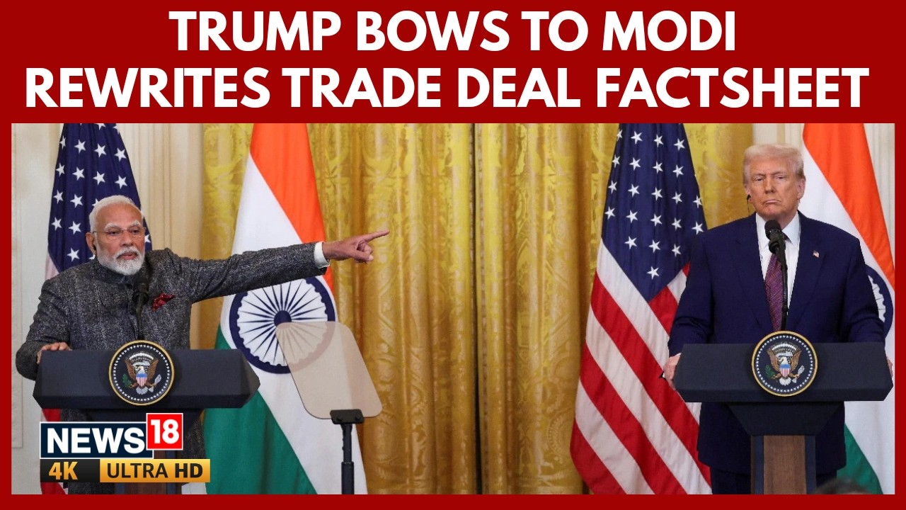 White House Bows to India, Revises Trade Factsheet After Delhi's Sharp Backlash | Modi | Trump | 4K