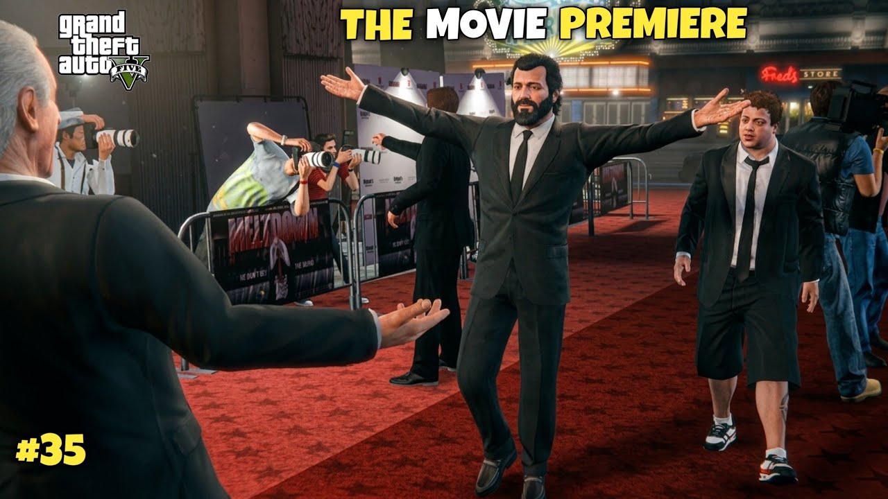 THE MOVIE PREMIERE || GTA 5 GAMEPLAY ( HINDI GAMEPLAY )