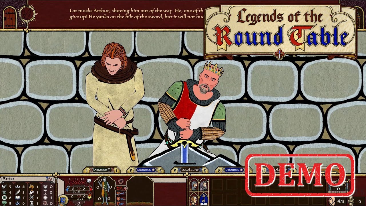 Legends of the Round Table Full Demo Gameplay | The Most Immersive Arthurian RPG [NO COMMENTARY]
