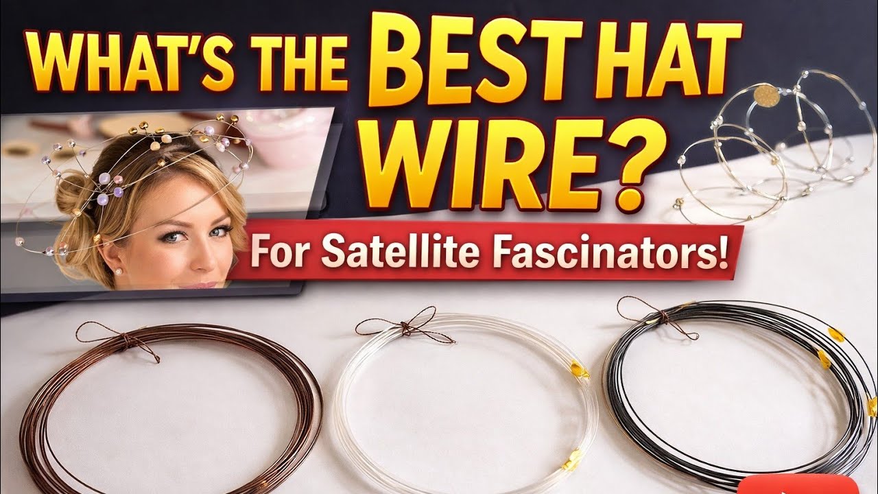 Best Hat Wire for Satellite Fascinator  ( Clear vs Copper vs Steel Explained!)