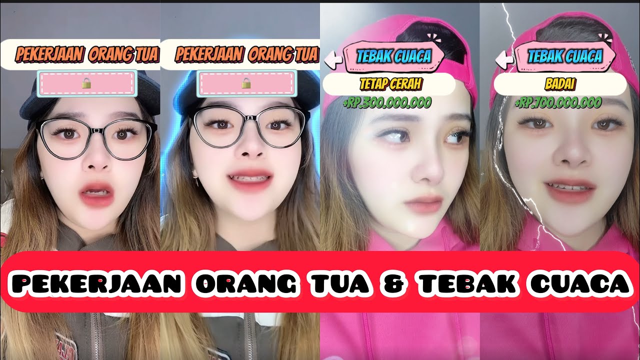 KOMPILASI VIDEO TIKTOK RERE ( Pekerjaan Orang Tua & Tebak Cuaca ) -Regitamasri