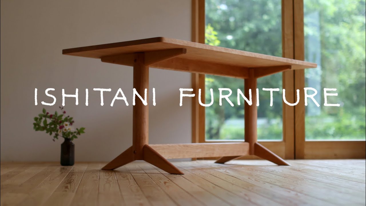 ISHITANI - Making a Rounded Legs Trestle Table
