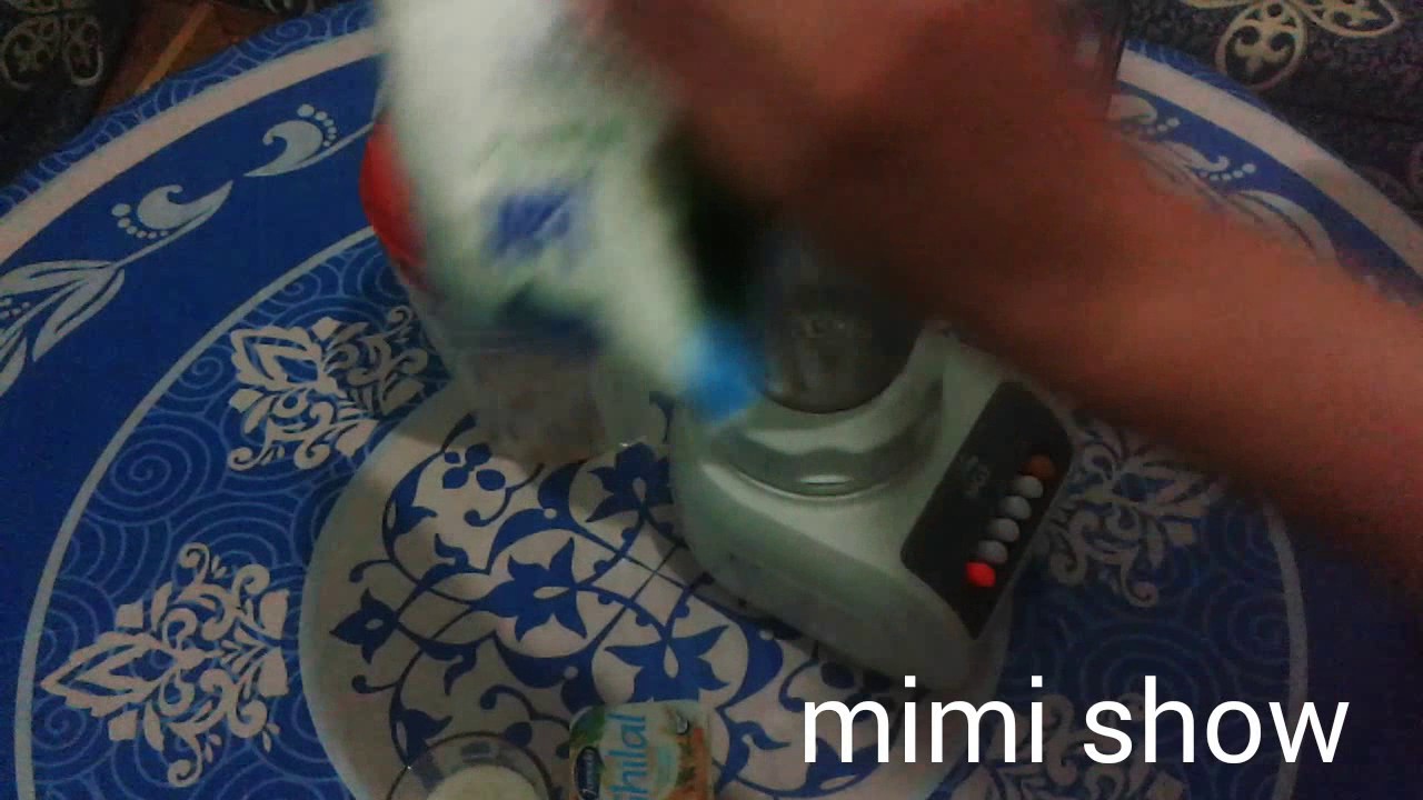 اسهل طريقة عمل، عصير الحليب و دانون او زبادي