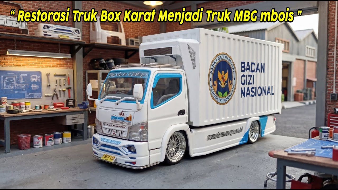 CERITA KE  28 ‼️ Restorasi Truk Box Karat Menjadi Truk MBG mbois
