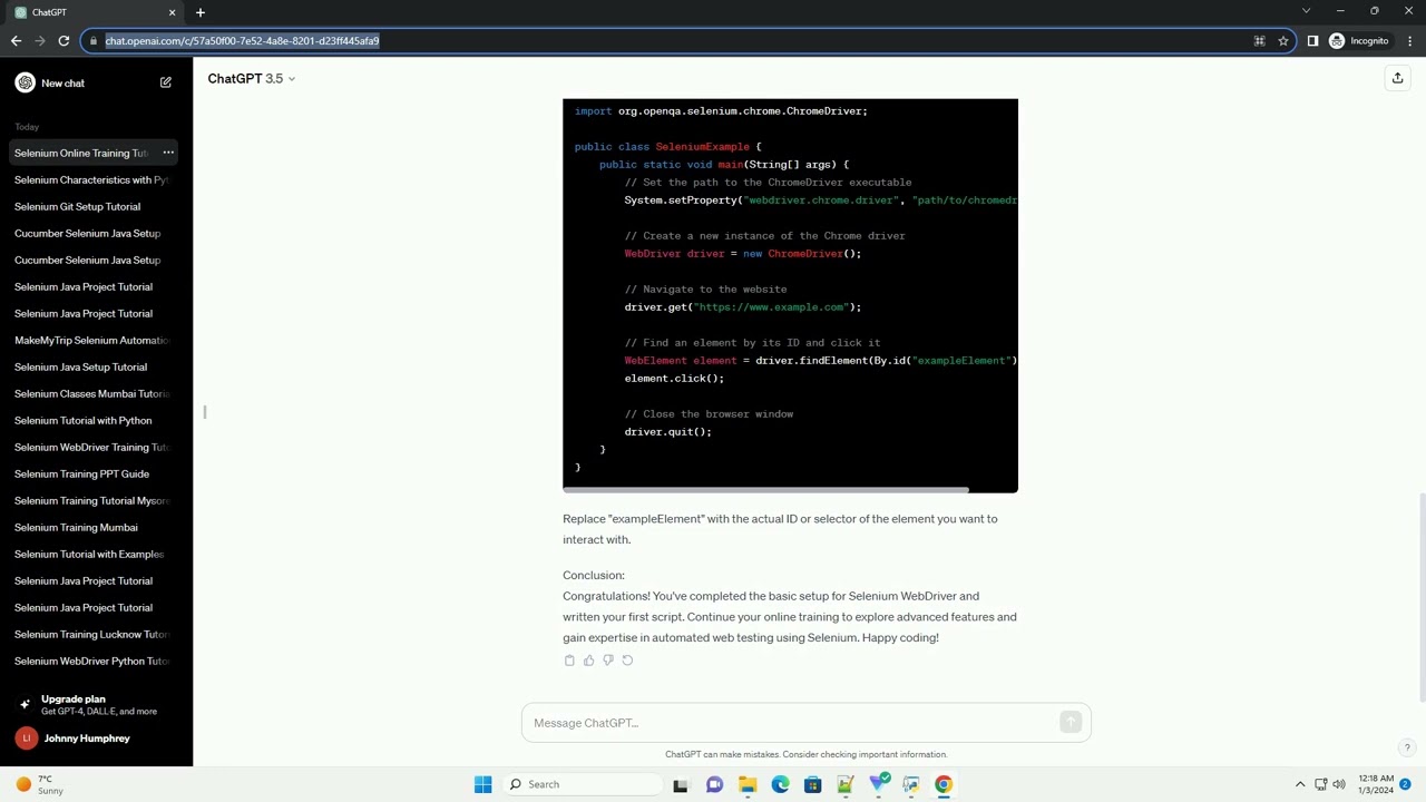 selenium training online