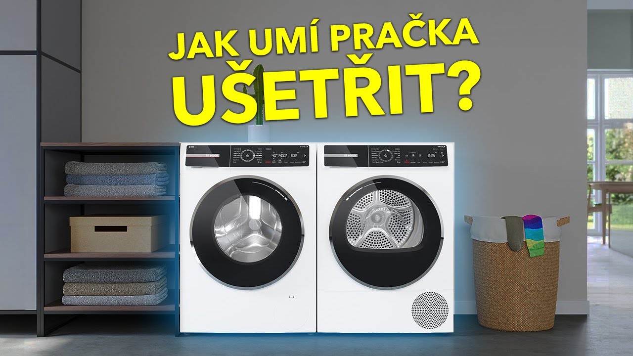 Tahle pračka šetří nejen peníze: Bosch Serie 8 (PŘEDSTAVENÍ)