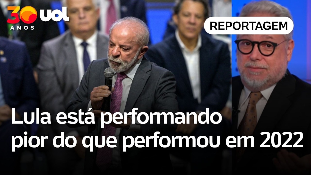 Lula está 'perdendo pra si mesmo' e tem desempenho pior que em 2022  | José Roberto de Toledo