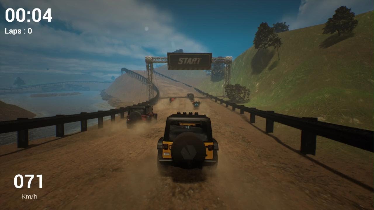 Extreme Offroad Racing PS4 : Gameplay