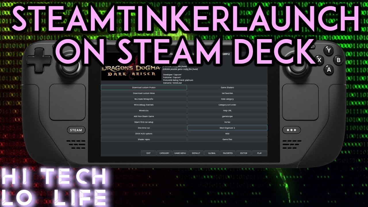「Steam Deck」 Steam Tinker Launch - A Swiss Army Knife Utility for your Deck? ReShade and MORE~