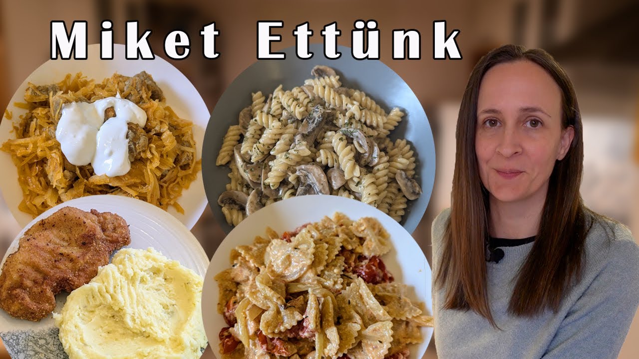 Miket Ettünk VLOG - Székelykáposzta, Rántott hús, Sült feta tészta, Gombás tészta
