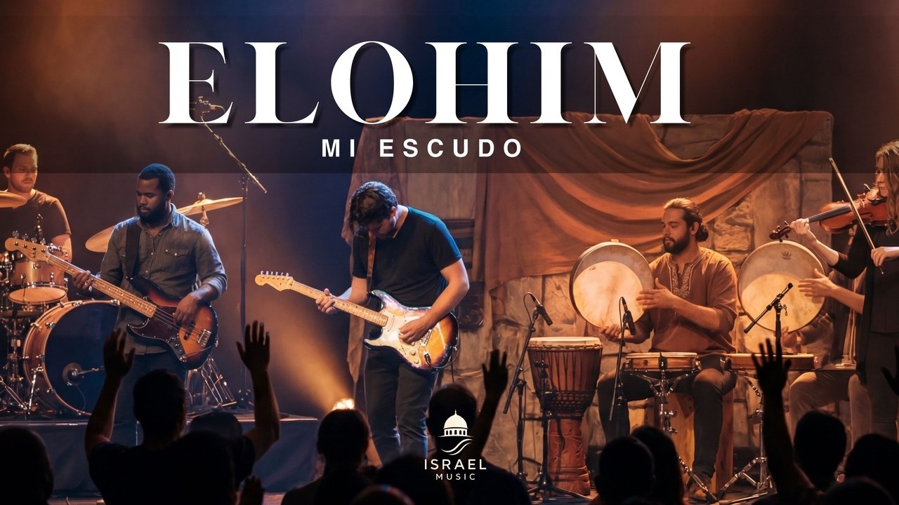 ELOHIM MI ESCUDO (Adoración Hebrea EN VIVO) | Shofar + Violín | Israel Music