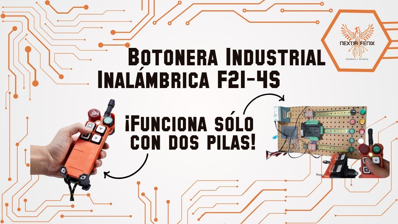 Botonera Industrial Inalambrica F21 4S