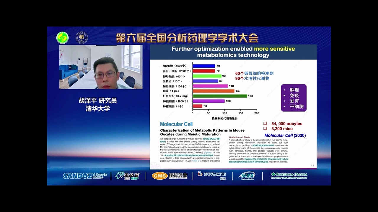 代谢组学和多组学驱动的药理学研究_胡泽平 清华大学