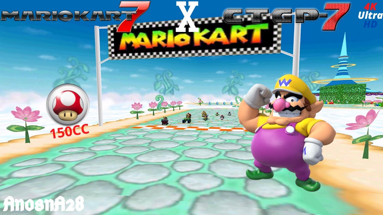 Mario Kart 7: CTGP-7 Citric Lite Mushroom Cup 150cc [4K]