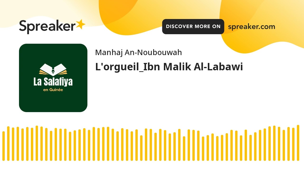 L'orgueil_Ibn Malik Al-Labawi