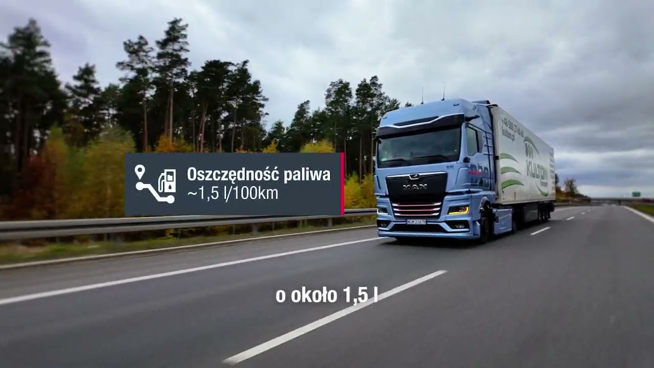 Test MAN-a TGX z nowym silnikiem D30 w firmie Kułton Transport
