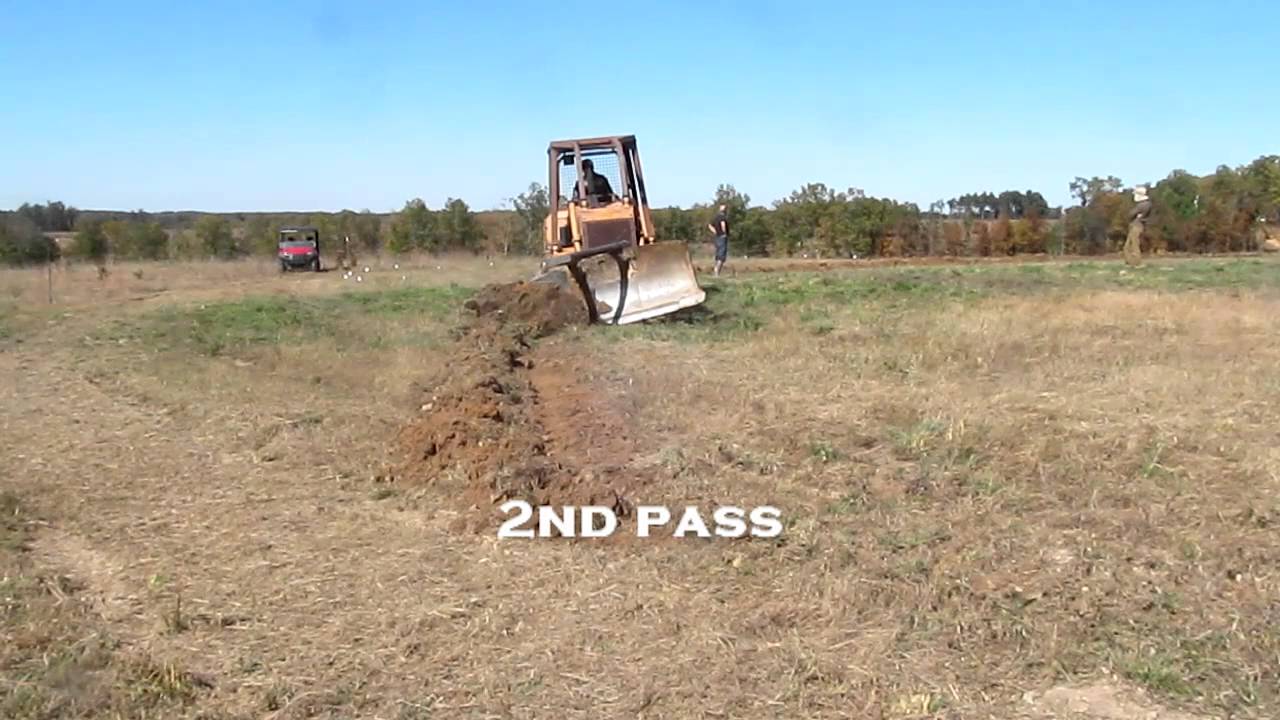 Digging Swales With A Bulldozer