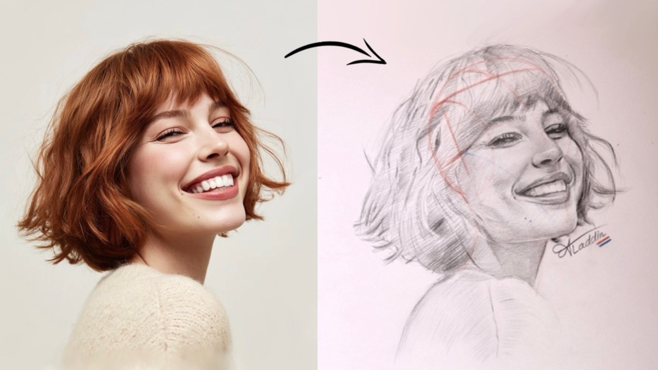 Master portrait drawing using this method #portraitdrawing #loomismethod 