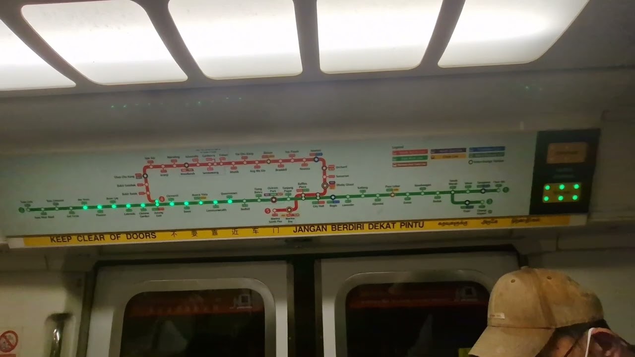 (Extra Footage,Retired)SMRT C151 055/056 Tiong Bahru to Redhill