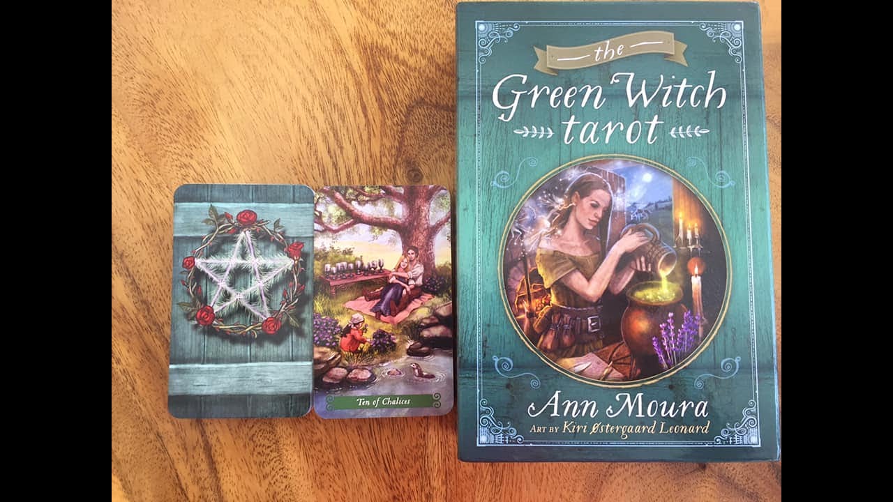 Green witch tarot-ANN MOURA- Bộ bài phù thuỷ xanh