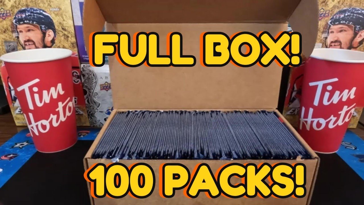 100 наборов! 2025-26 Тим Хортонс, коллекционные карточки UPPER DECK НХЛ, хоккейные карточки