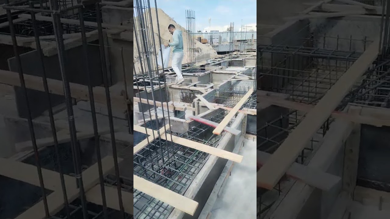 تم الانتهاء من أعمال حدادة قواعد المسجد وتم الاستلام 