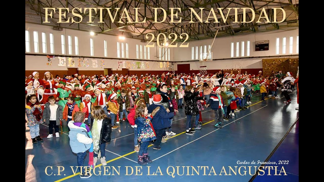Festival de Navidad en el C P  Virgen de la Quinta Angustia de Cacabelos