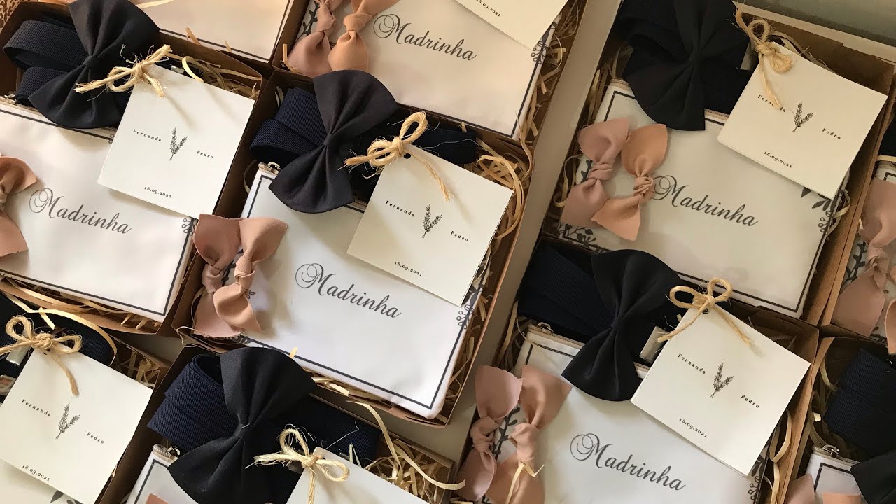 CAIXA/CONVITE DE PADRINHOS DE CASAMENTO | FÁCIL E BARATO | #DIY #boho