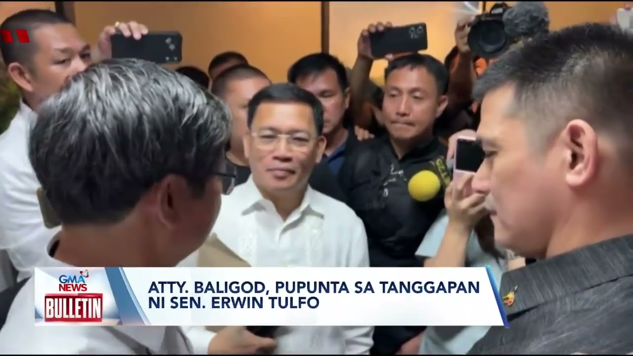 ICYMI - Sen. Robin Padilla, Levito Baligod, pumunta na sa opisina ni Sen. Erwin Tulfo | GMA News
