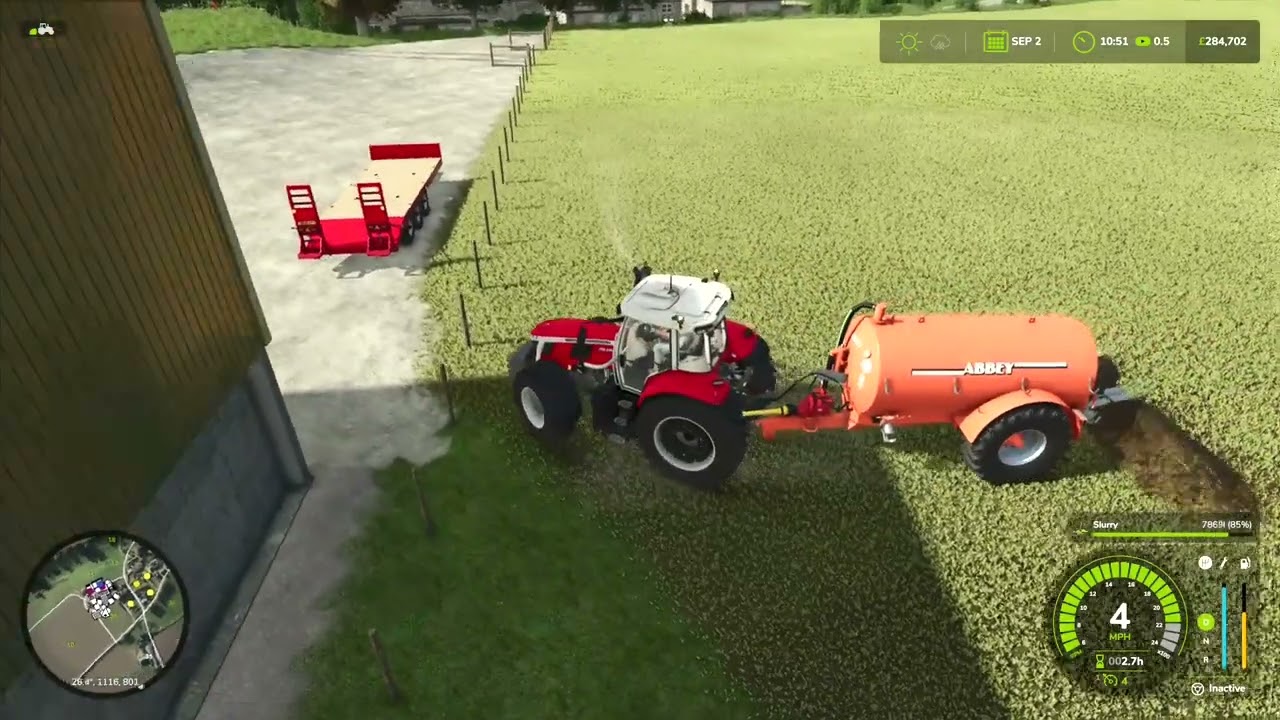 FS25 CALMSDEN FARM #111 | SPREADING SLURRY IN THE WEE PADDOCK