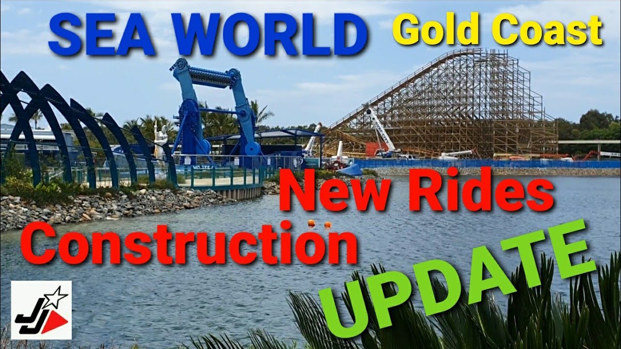 SEA WORLD Themepark Ride Construction Update!
