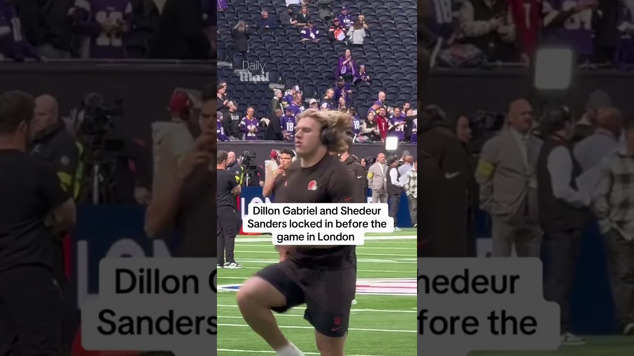 Shedeur Sanders and Dillon Gabriel are slinging it before the Browns take on the Minnesota Vikings
