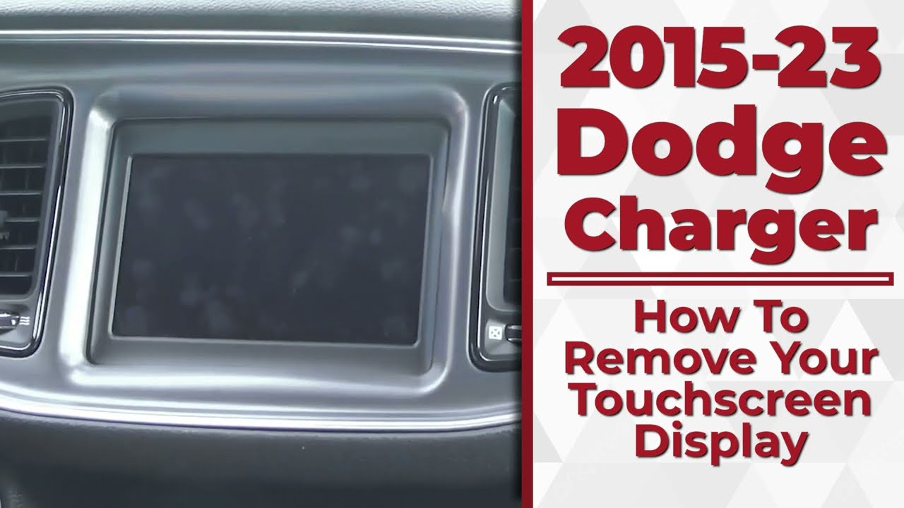 2015-2023 Dodge Charger - How To Remove Your Radio - Infotainment