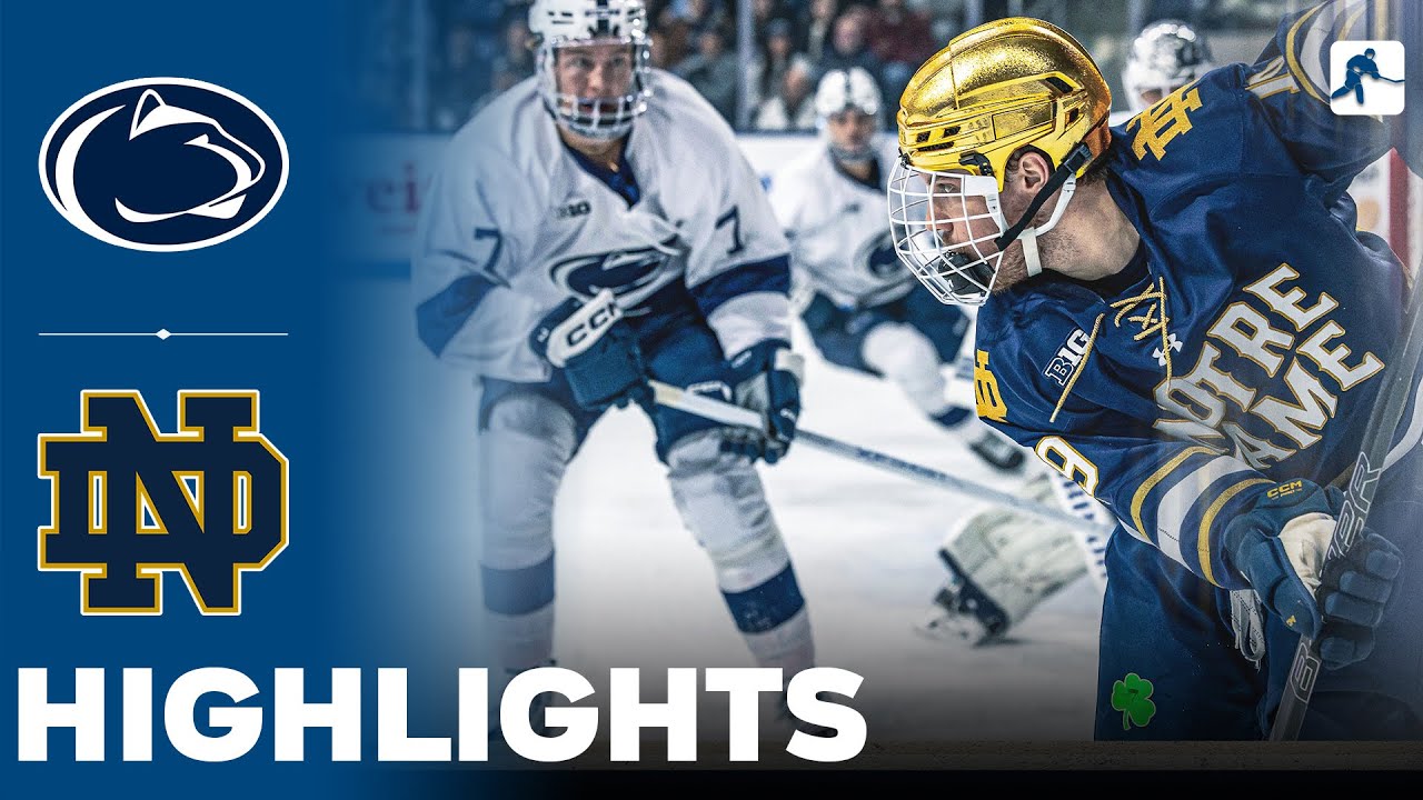 Penn State vs Notre Dame | NCAA College Hockey | Highlights - January 16, 2026