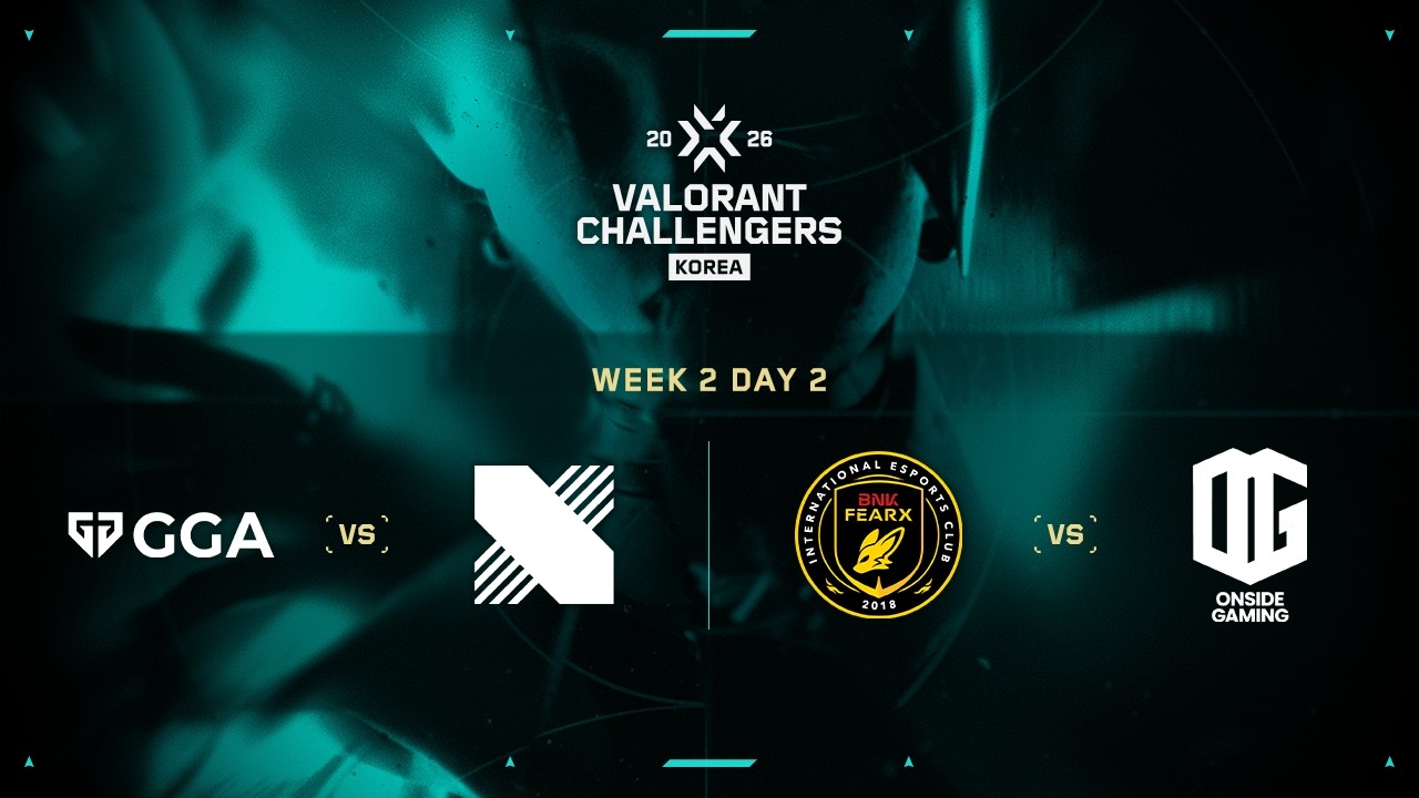 2026 WDG 발로란트 챌린저스 코리아 - 스플릿 1 I 2주 2일차 I  GGA vs DRX, BFX vs ONG