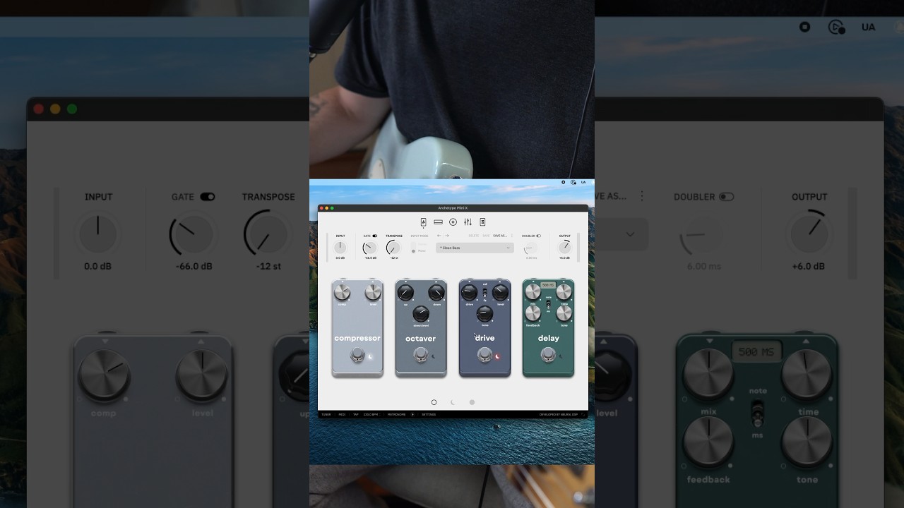 how I get a bass sound when live looping #guitar #musicproducer #beats #bass #loops