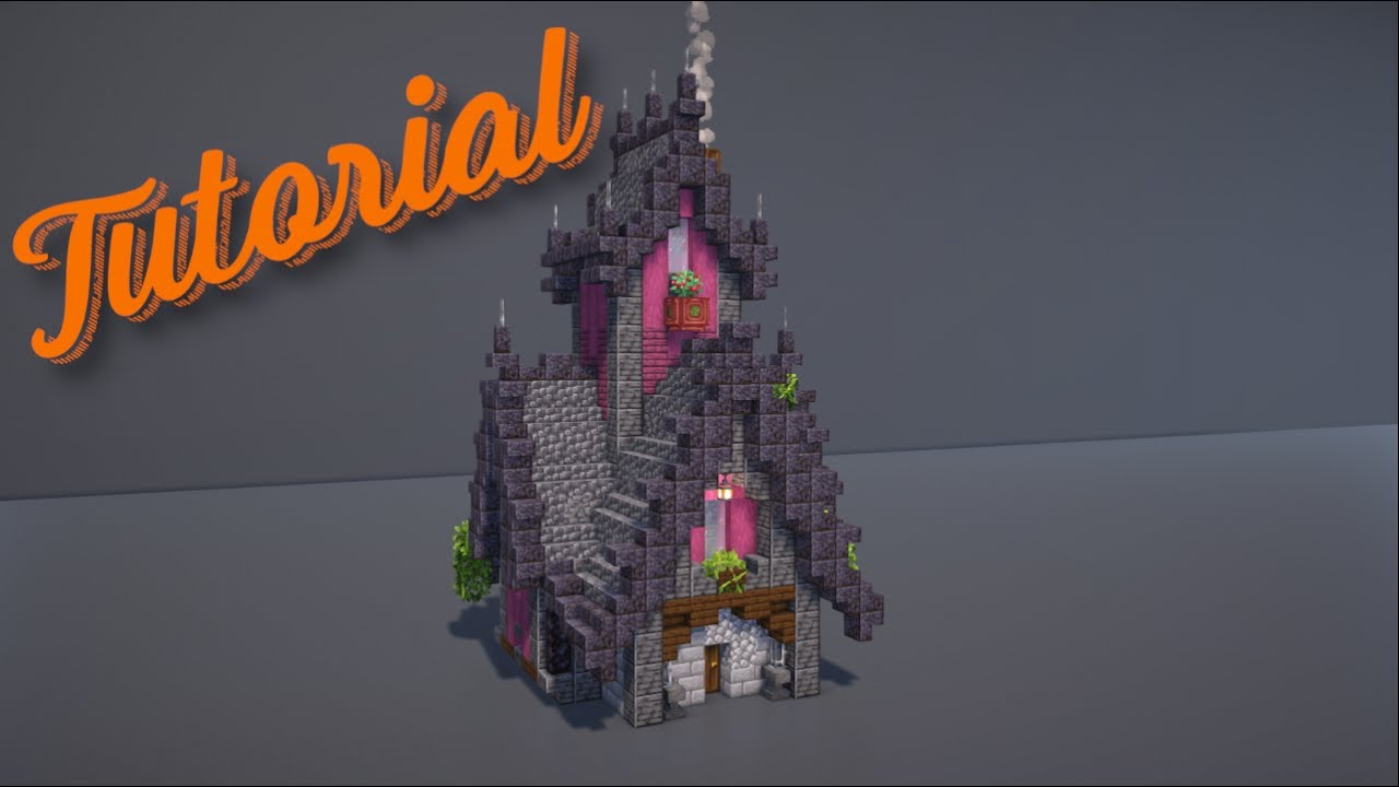 Easy Gothic House Tutorial || Minecraft