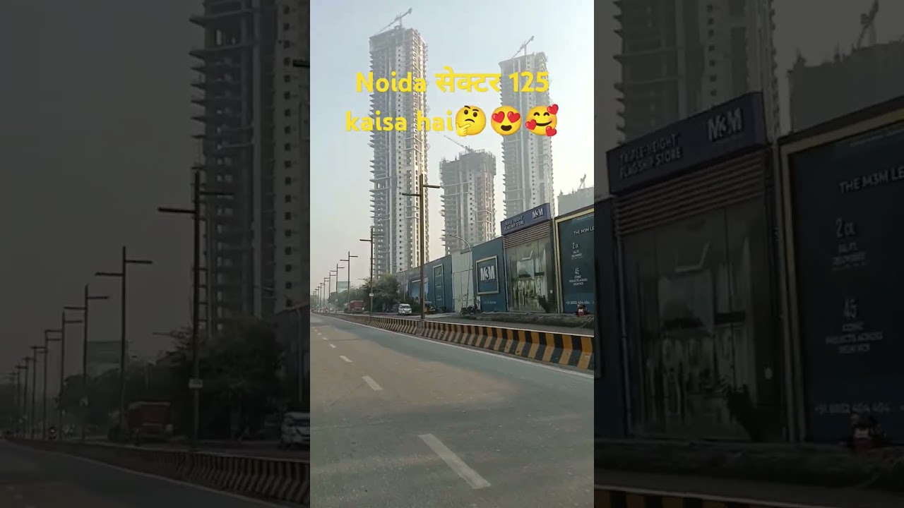 Ghaziabad से Noida सेक्टर 125 for Structural Survey#shorts #minivlog #vlog #vlogger #noida