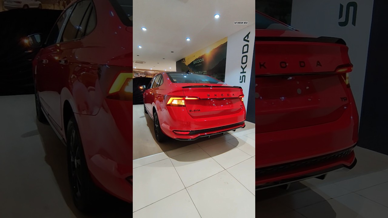 All New Skoda Slavia Tornado Red &hearts;️🔥