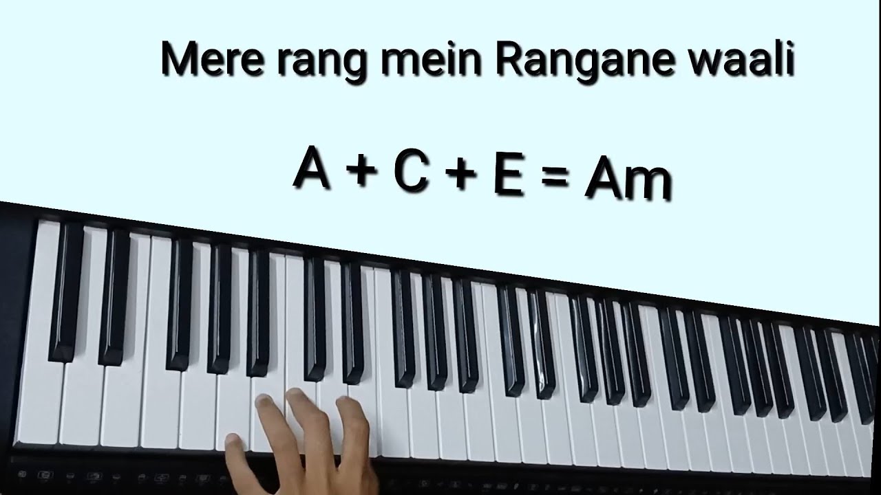 Mere Rang Mein Rangne Wali Tutorial(Chords+Melody) | Maine Pyar Kiya