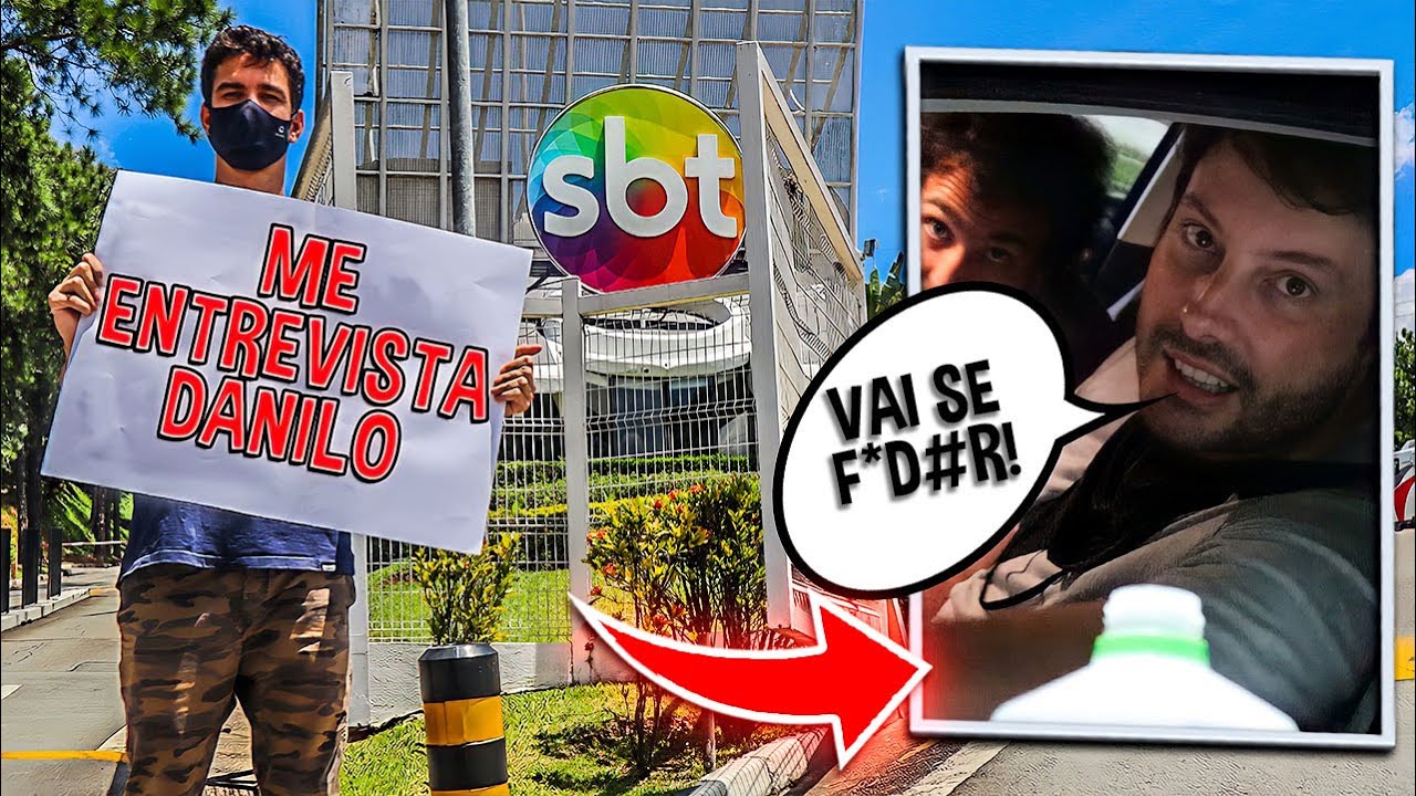 Fiquei no SBT até o Danilo Gentili me ENTREVISTAR na TV