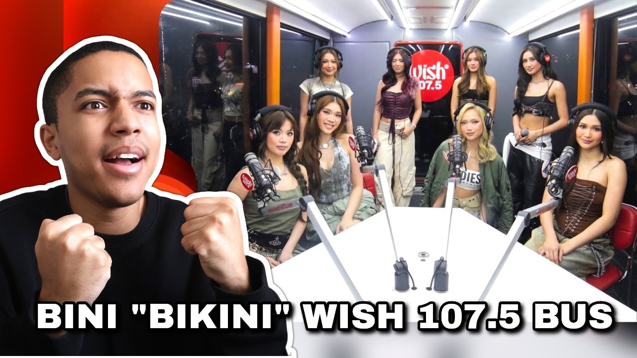 Реакция на выступление BINI “Bikini” на радио Wish 107.5 в прямом эфире | Blooms появились!