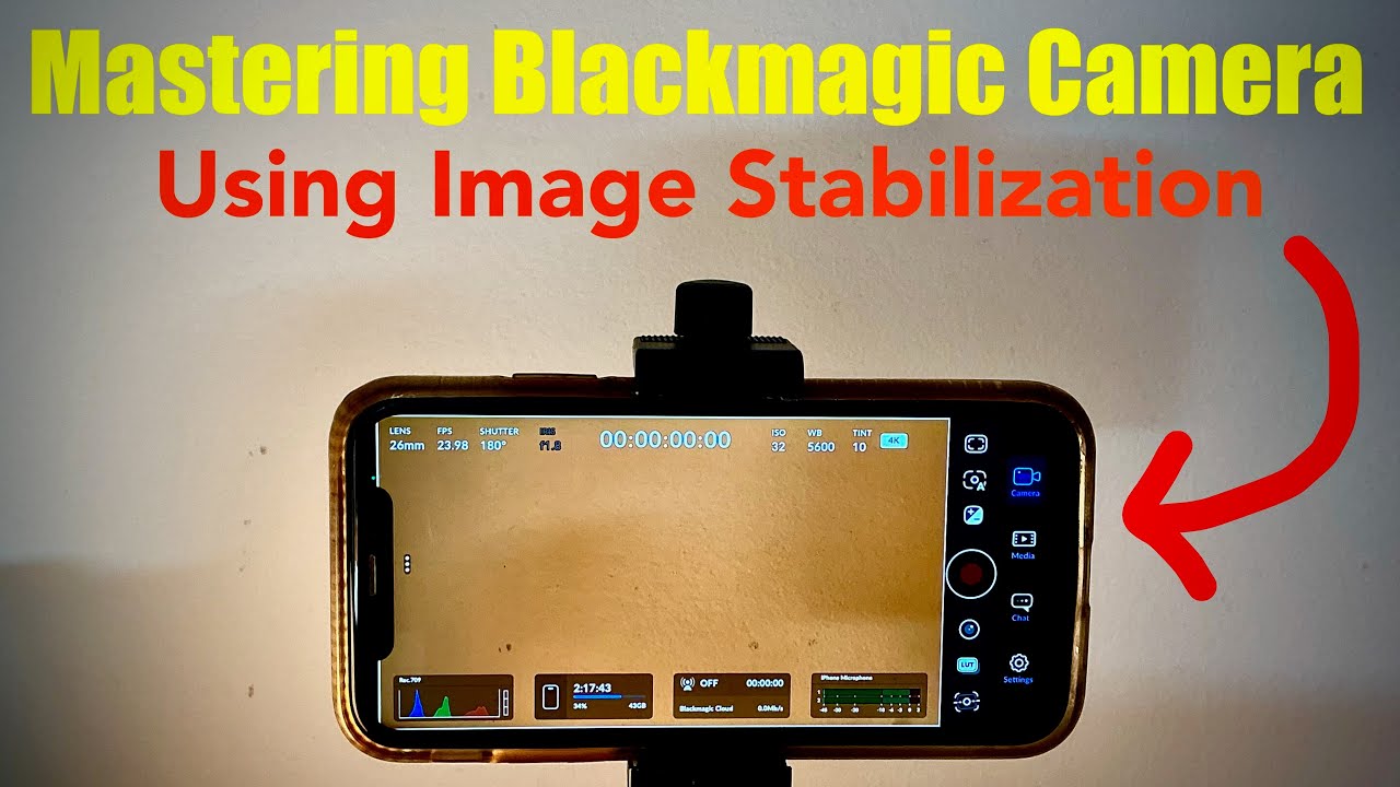 Blackmagic Camera App Tutorial Part 5: Image Stabilization