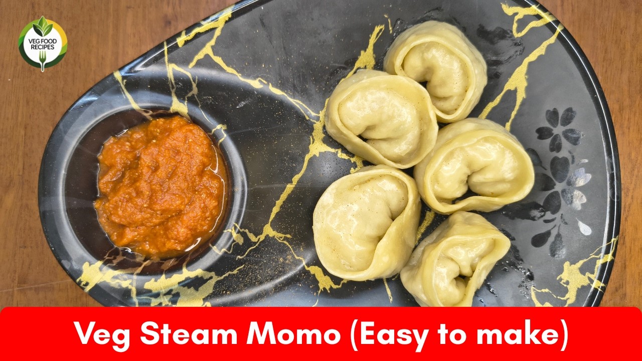 🥟 Street Style Veg Momos at Home 😍 Veg Steam Momos | Veg Dimsum | मोमो बनाने के आसान तरीके