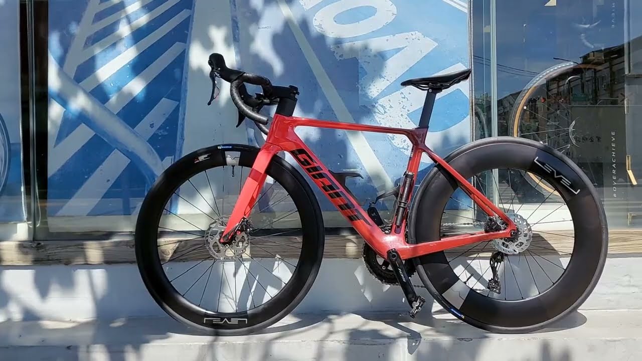 20240712 #捷安特空力車#giant #propel #advanced2原#SHIMANO #ULTEGRAC50碟煞輪組前後輪更換#56mm前輪#88mm後輪#台南捷安特