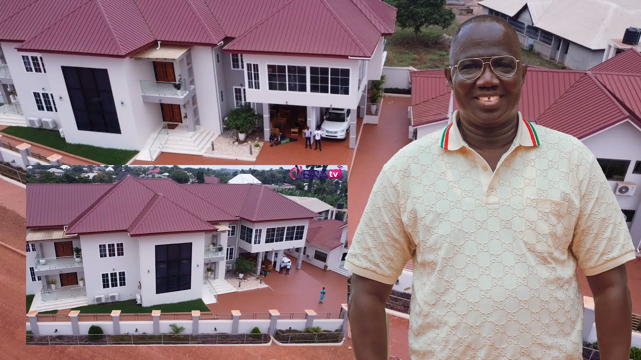 A WALK THROUGH NANA ASOMAH'S MULTI MILLION DOLLAR MANSION IN BEREKUM