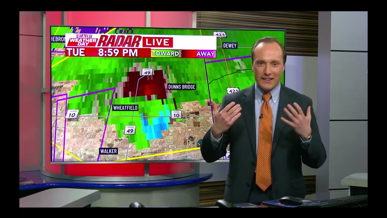 WNDU 16 News Now Severe Weather Coverage March 10, 2026