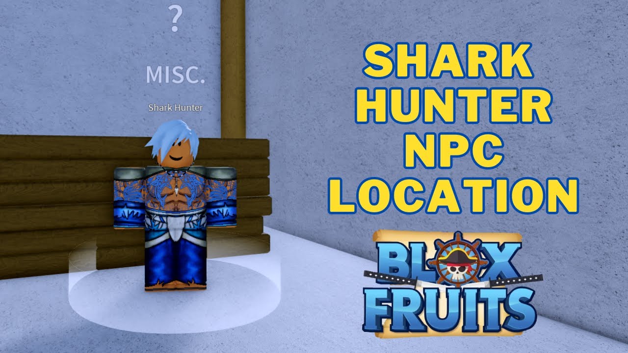 Where is Shark Hunter in Blox Fruits | Shark Hunter NPC Location | Update 20