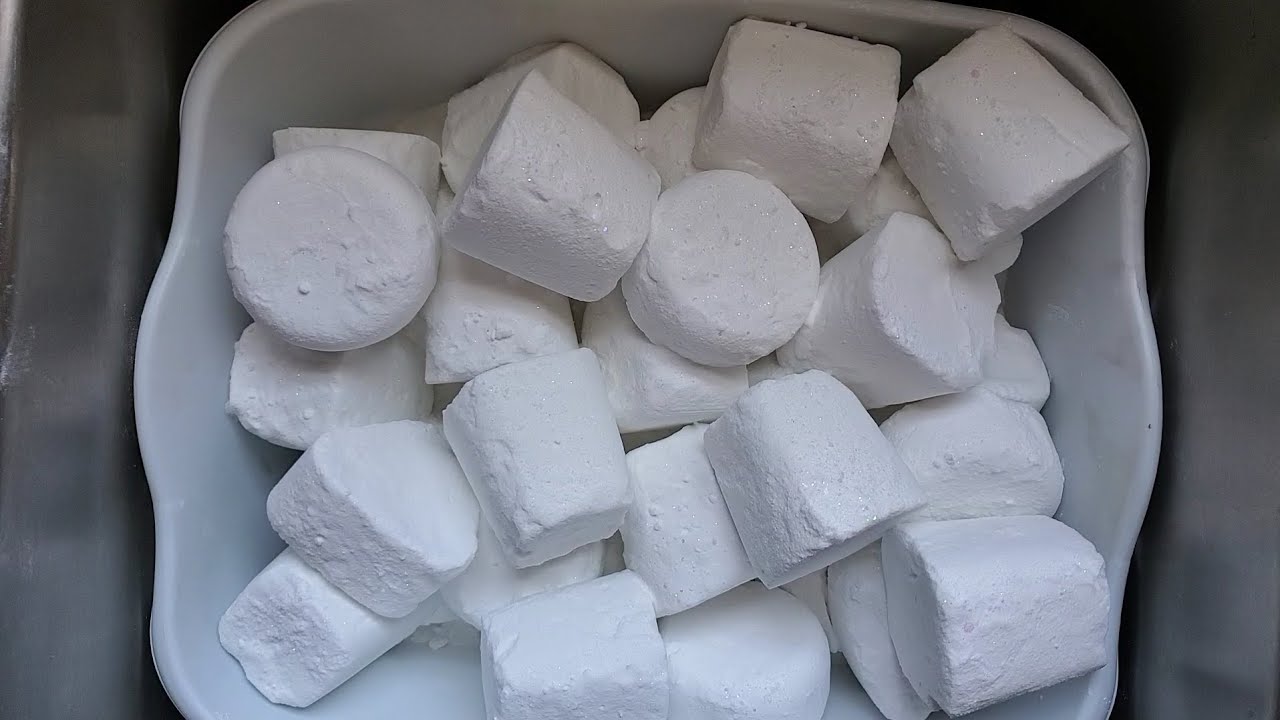 Pure White Baking Soda Crush  | ASMR